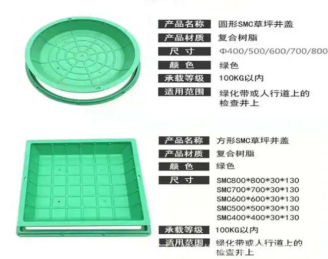 宣城树脂复合种植井盖展示